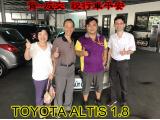 2017.09.03          賀~成交  感謝  台中市 葉先生來店選購 豐田 ALTIS  1.8  美車一部 感謝您的肯定我們會更加努力 全體員工向您致上十二萬分的敬意 ～在此祝您行車平安 ～